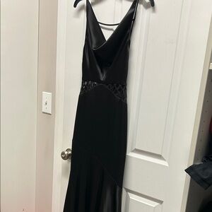 Chic Black Backless Dress